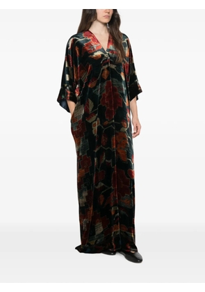 Pierre-Louis Mascia velvet maxi dress - Blue