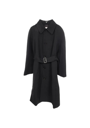 Burberry Pre-Owned 2010s belted wool coat - Black