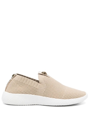 Kurt Geiger London eagle head charm sneakers - Gold
