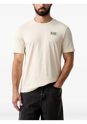 Ea7 Emporio Armani logo-patch T-shirt - White