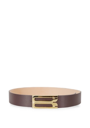 Victoria Beckham Dorian Frame buckle belt - Brown