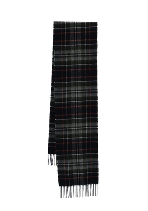 Barbour check tartan scarf - Blue