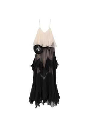 Mes Demoiselles Belvy ruffled maxi dress - Black
