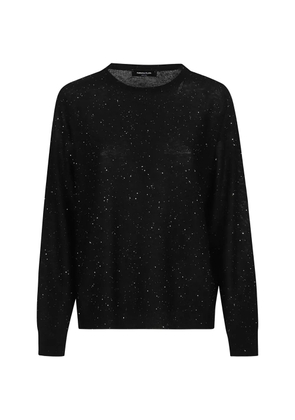 Fabiana Filippi sequin-embellished wool sweater - Black