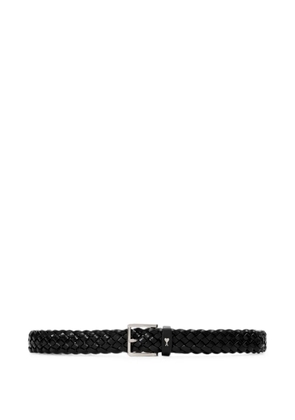 AMI Paris braided Paris Paris cow-leather belt 30mm - Black