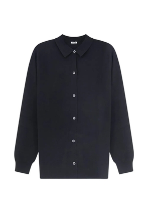 ASPESI button-down polo-collar cardigan - Black