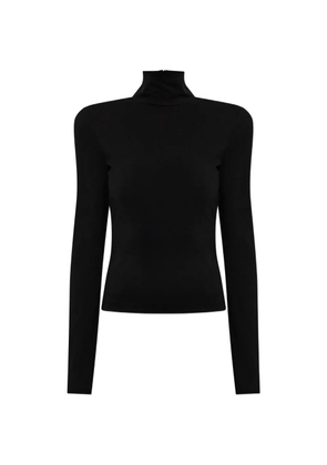 DSQUARED2 shoulder-pad turtleneck top - Black