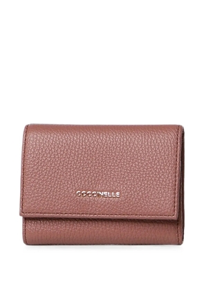Coccinelle small Metallic wallet - Pink