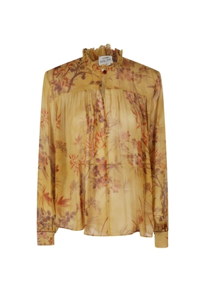 Forte Forte Le Bambou Secret floral-print blouse - Neutrals