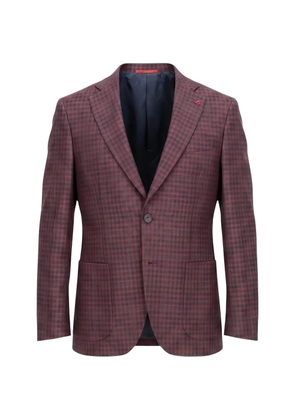 Isaia single-breasted blazer - Red