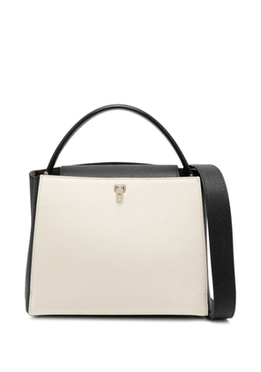 Valextra medium Brera leather tote bag - Black