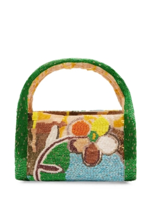 ALEMAIS limelight beaded barrel bag - Green