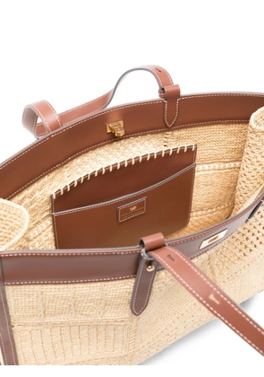 Anya Hindmarch Mortimer logo-detail shoulder bag - Neutrals