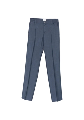 Versace Informal pressed-crease trousers - Blue