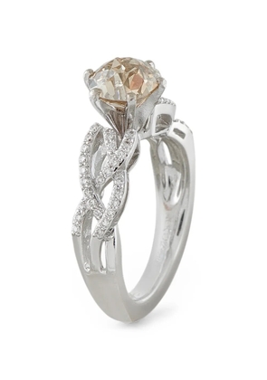 LB Exclusive Old Mine cut diamond ring - Silver