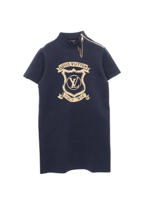Louis Vuitton Pre-Owned 2010s Crest zip-detail dress - Blue
