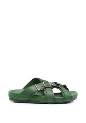 LOEWE Fussbett multi-strap buckle-fastening sandals - Green