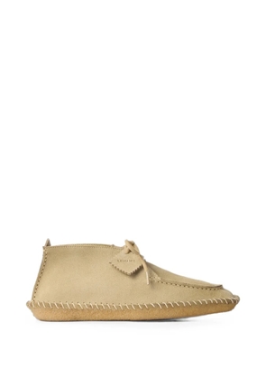 LEMAIRE desert moccasins in reversed suede leather - Neutrals