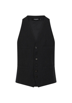 DSQUARED2 pinstripe vest - Black