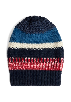 DSQUARED2 knit beanie hat - Blue