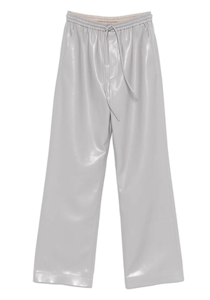 Nanushka faux-leather trousers - Grey