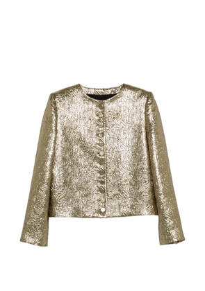 MSGM button-front jacket - Gold