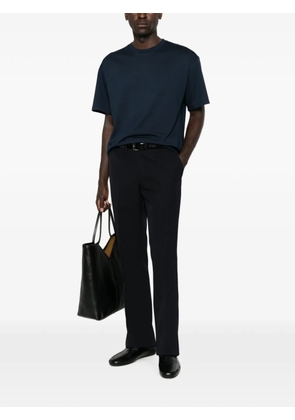 Saint Laurent logo-patch T-shirt - Blue