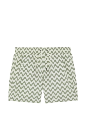 Frescobol Carioca Copacabana print swim shorts - Green