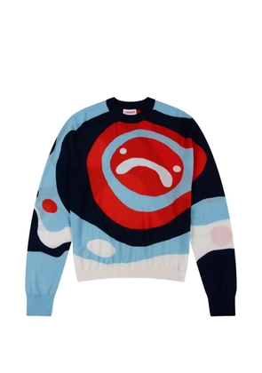 Charles Jeffrey Loverboy Smiley sweater - Blue