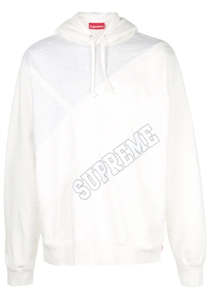 Supreme logo print hoodie - White