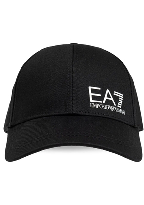Ea7 Emporio Armani logo-print baseball cap - Black