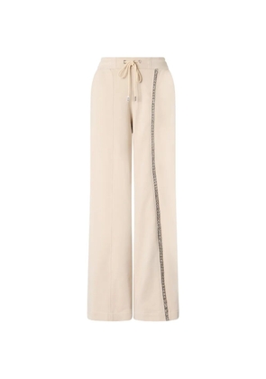 PINKO embellished drawstring sweatpants - Neutrals