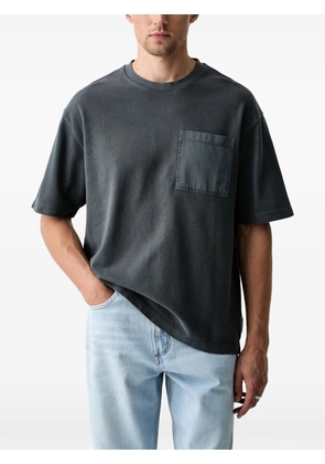 Marc O'Polo chest-pocket ribbed T-shirt - Grey