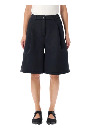 Nike pleated wide-leg shorts - Black