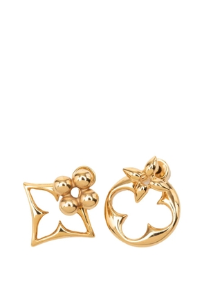 Louis Vuitton Pre-Owned 2023 Gold Plated Flowergram Push Back Earings costume earrings