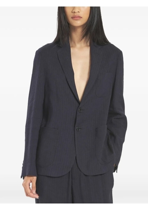 Barena Sila herringbone single-breasted blazer - Blue