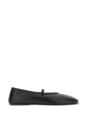 The Row Elastic ballet slippers - Black