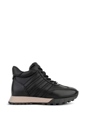 LINDA BAUMANN quilted high-top sneakers - Black