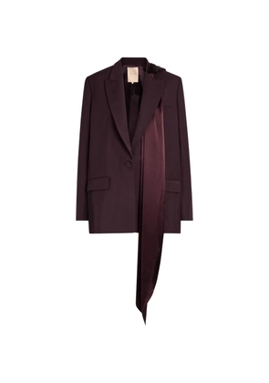 Roksanda Isabel draped-detail blazer - Purple