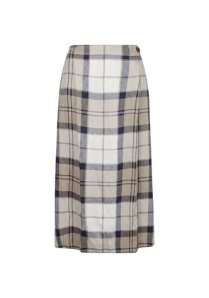 Barbour Ballina midi skirt - Neutrals