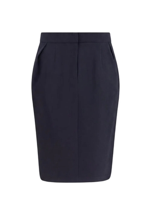 Magda Butrym pleated button-flap midi skirt - Black