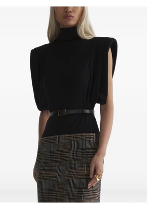 Mugler jersey frame top - Black