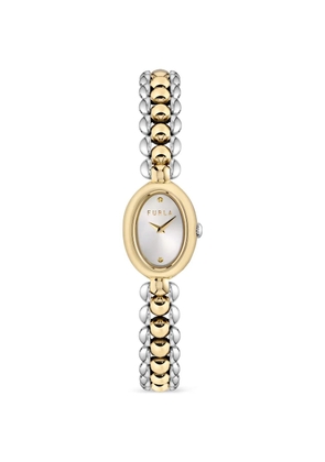 Furla oval case 24mm watch - Silver