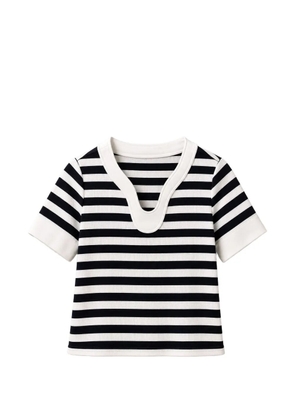 Edward Achour Paris striped T-shirt - Black