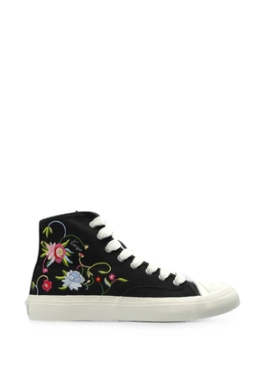 Kenzo Hoshi High floral-embroidered sneakers - Black