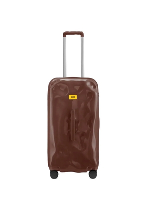 Crash Baggage medium Trunk dented-effect four-wheel suitcase - Brown