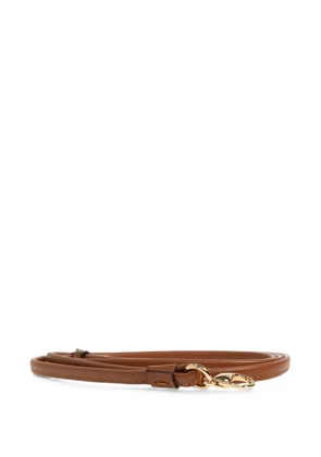 Ulla Johnson Adria Small ruffled crochet clutch bag - Neutrals
