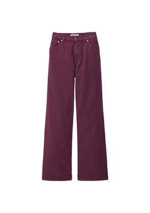 Ba&Sh logo-engraved rivet jeans - Purple