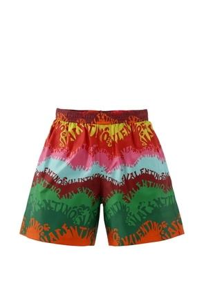 Valentino Garavani logo-print shorts - Red