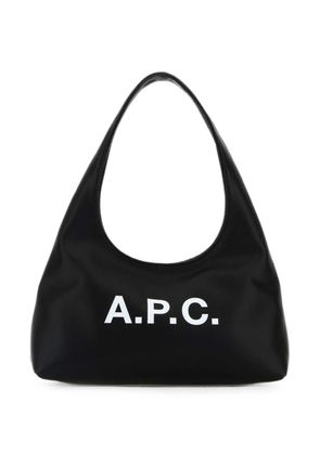 A.P.C. logo-print tote bag - Black